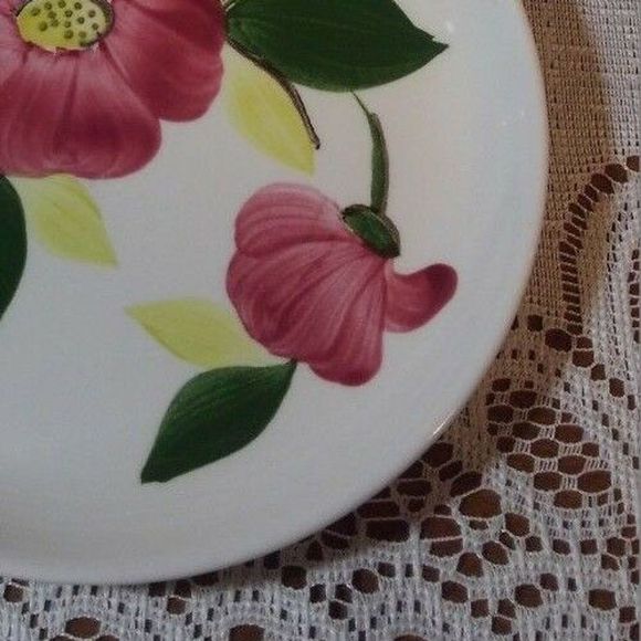 SALE! 2 Vintage Stetson B&B Plates STT34 Coupe Shape Pink Flowers - Picture 12 of 12